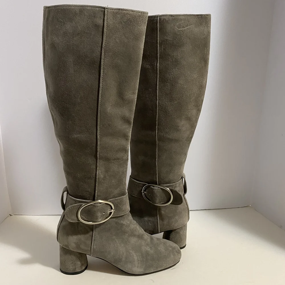 Donald J. Pliner Gray Over‎ the Knee Boots
